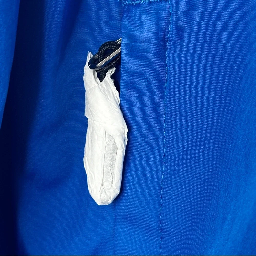 Core 365 Blue Mens Jacket Reflective Water Resistance‎ NWT 100% polyester